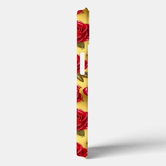 3D-rote Rose Case-Mate iPhone Hülle (Rückseite / Rechts)