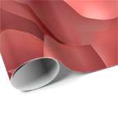 3D-Rote Rosen Nahtloses Muster - Valentinstag Geschenkpapier (Rolleneckpunkt)