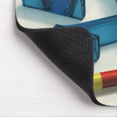 3D-RX-Symbol mit Kapseln Mousepad (Ecke)