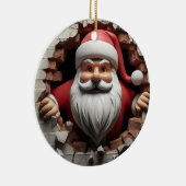 3d Santa Clause Keramik Ornament (Rechts)