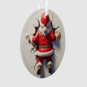 3d Santa Clause Ornament (Vorderseite)
