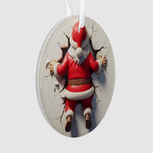 3d Santa Clause Ornament (Vorderseite)
