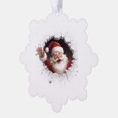 3D Santa Ornament Karte (Linke Ecke)