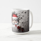 3D Santa Smash Kaffeetasse (VorderseiteRechts)