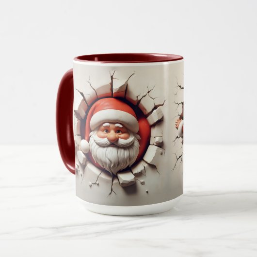 3D Santa Tasse (Vorderseite Links)