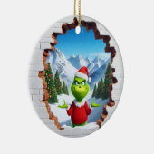 3D Sassy Elf Keramik Ornament (Rechts)