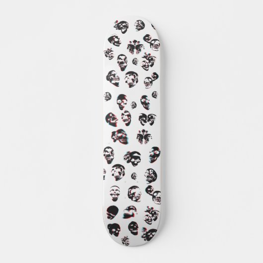 3D-Schädel: Individuelles Skateboard (Vorne)