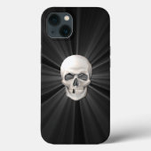 3D-Schädelglühen Case-Mate iPhone Hülle (Rückseite)
