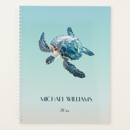 3D Schildkrötenküste Name und Jahr hinzufügen Planer (Vorderseite)