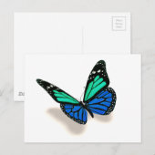 3D-Schmetterling Postkarte (Vorne/Hinten)