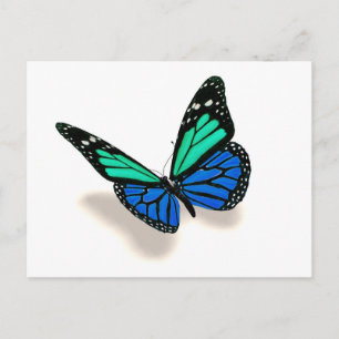 3D-Schmetterling Postkarte