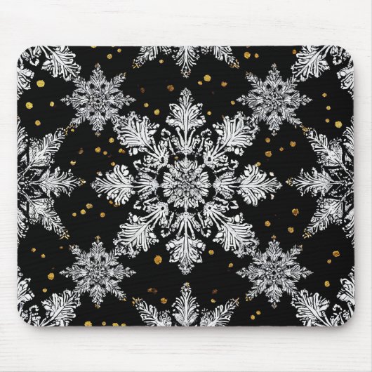 3D-Schneeflocken Mousepad (Vorne)