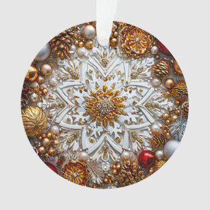 3D-Schneeflocken-Ornament Ornament