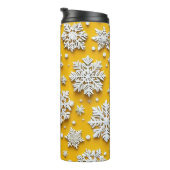 3D-Schneeflocken Thermosbecher (Nach rechts gedreht)