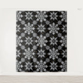 3D-Schneeflocken Wandteppich (Vorderseite)