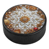 3D-Schneeflockenschmuck Eishockey Puck (3/4)