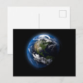 3D schöne Planet Postkarte (Vorne/Hinten)