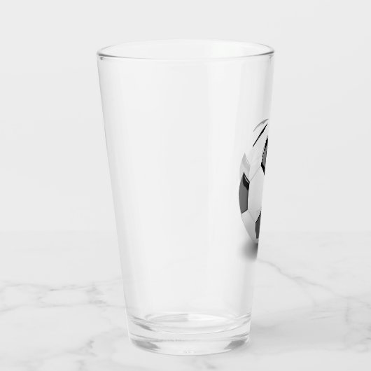 3D schöner Fußballball Glas (Rechts)