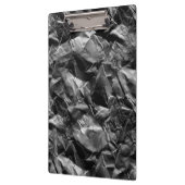 3d Schwarz-Rough Textur Papier Muster Klemmbrett (Links)