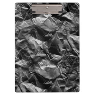 3d Schwarz-Rough Textur Papier Muster Klemmbrett