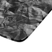 3d Schwarz-Rough Textur Papier Muster Schneidebrett (Ecke)