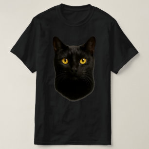 3D Schwarze Katze - Realistische Katze   Süße Katz T-Shirt