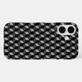 3D schwarze optische Täuschung Case-Mate iPhone Hülle (Rückseite (Horizontal))