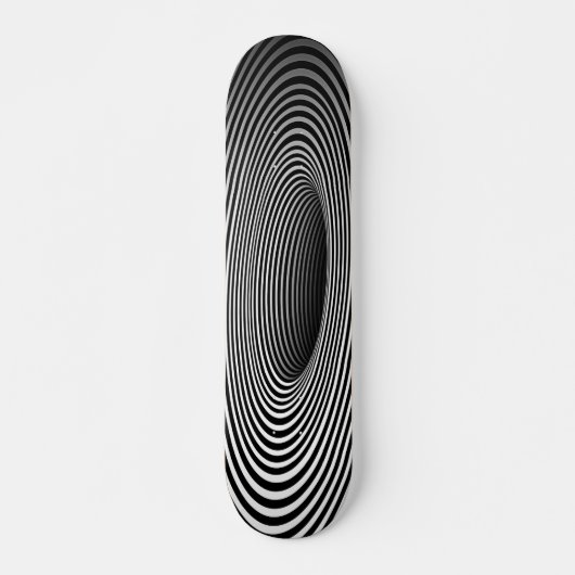 3D Schwarzes Loch Skateboard (Vorne)