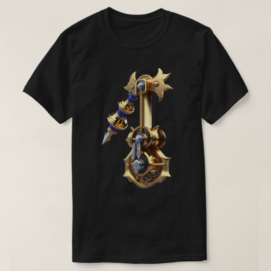 3D-Schwert-T - Shirt - Epic Fantasy Warrior Style" (Design vorne)