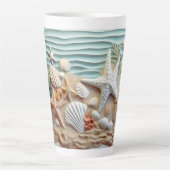 3D Seashells Beach Tasse und Cups (Vorderseite)