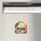 3D-Seeszene Magnet (In Situ (Geschirrspüler))