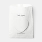 3D Shadow Herzstück minimalistisch Einkaufstasche Geschenktütchen (Vorderseite)