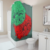 3D SIEHT GALAXY AUS! DUSCHVORHANG (Beispiel)