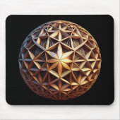 3D-Sierpinski-Tetraeder-Fraktal Mousepad (Vorne)