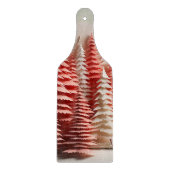 3D Skandinavische Winterlandschaft Schneidebrett (Vorderseite)
