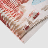 3D Skandinavische Winterlandschaft Seidenpapier (Detail)