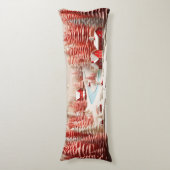 3D Skandinavische Winterlandschaft Seitenschläferkissen (Vorderseite Vertikal)