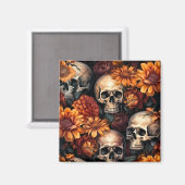 3D Skull Art Magnet (Vorderseite/Rückseite)
