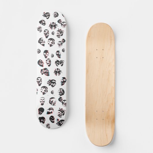 3D-Skulls: Benutzerdefiniertes Skateboard (Vorderseite)