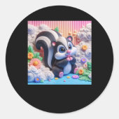 3d Skunk Sticker (Vorderseite)