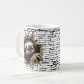 3D Sloth Wall Break - The Restaurant Kaffeetasse (Vorderseite Links)