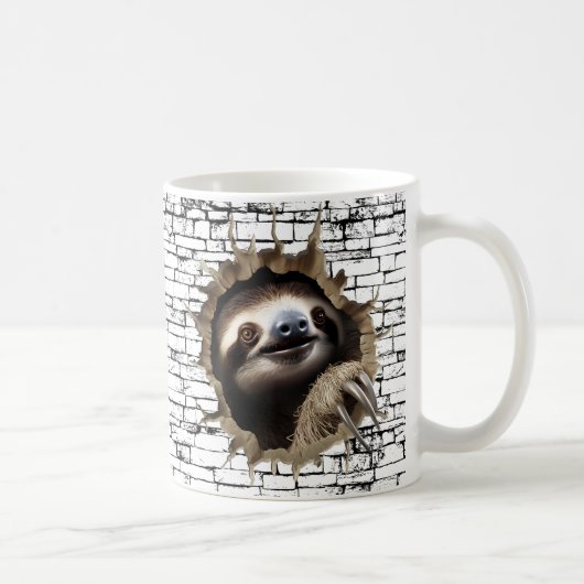 3D Sloth Wall Break - The Restaurant Kaffeetasse (Rechts)