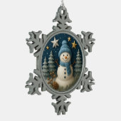 3d Snowman Christmas Gift Ornament (Links)