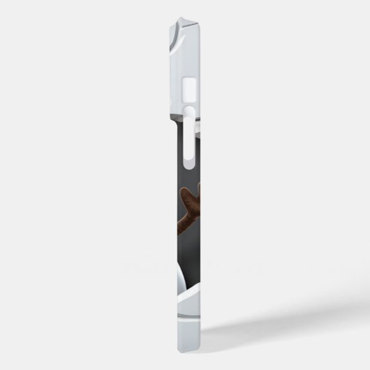 3D Snowman Weihnachten Case-Mate iPhone Hülle (Rückseite / Links)