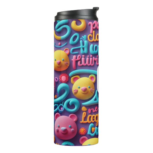 3D SPIRAL THERMOSBECHER (Nach links gedreht)