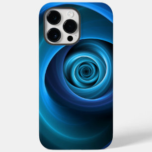 3D Spiralblau Farben Modernes Abstraktes Fraktal K Case-Mate iPhone 14 Pro Max Hülle