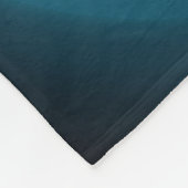 3D Spiralblau Farben Modernes Abstraktes Fraktal K Fleecedecke (Ecke)