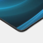 3D Spiralblau Farben Modernes Abstraktes Fraktal K Schreibtischunterlage (Ecke)