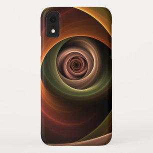 3D Spirale Abstrakt Warme Farben Modernes Fraktal Case-Mate iPhone Hülle