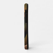 3D Spirale Abstrakt Warme Farben Modernes Fraktal  Case-Mate iPhone Hülle (Hinten/Links)